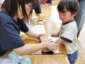 ７月４日　園庭開放（舘野）