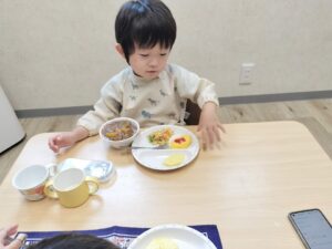 風船で遊んだよ（塚原）