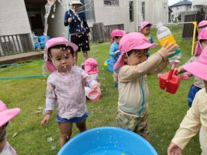 楽しい水遊び！(齋藤)