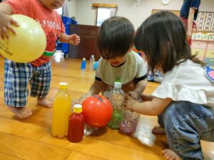 祖父母参加1日目のうさぎ組！(荒井)