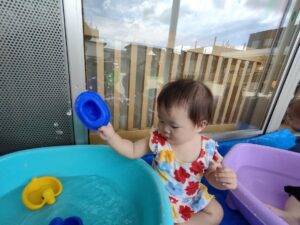 水遊びと室内遊び（小倉）