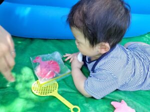 7月22日　水遊び（石崎）