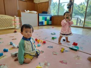 7月23日　水遊びをしたよ‼☆(伊藤)