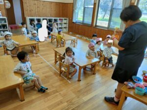 7月23日　今日のかなりや組（五十嵐）