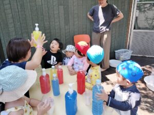 色水遊び（平野）