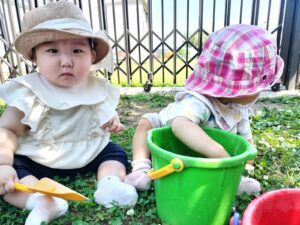 水遊びしたよ♪（吉田）