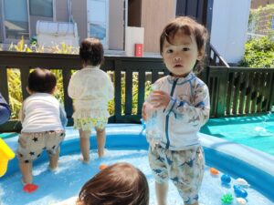 7月28日プールで遊んだよ（阿部）