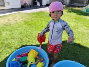 水遊び日和！（坂本）