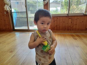 つき組さん、寒天遊びと金魚探し（篠﨑）