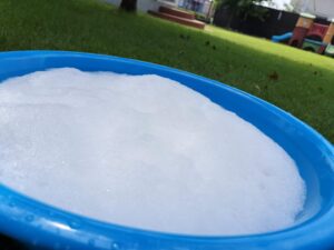 泡遊び、楽しいな♡（中村）