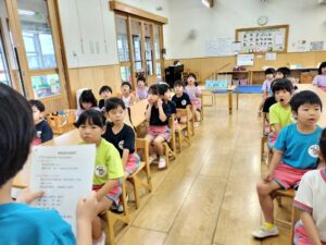 縦割り保育　（田上）