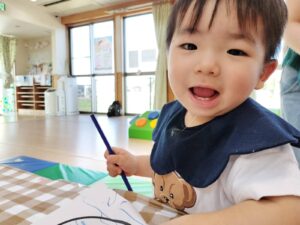 ☆「塗り絵遊び」☆(青柳)