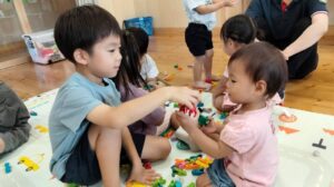 年長さんと遊んだよ♪（金子）