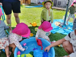 水遊び楽しかったよ(塚原）