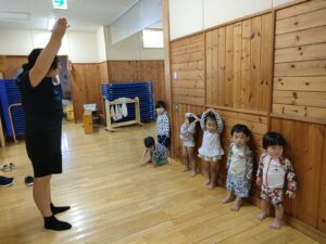 8月21日 今日のかなりや組（川津）