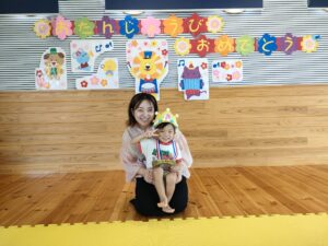 ８月の誕生会🍰(橋本)