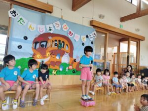 ８月の誕生会♪（宮田）