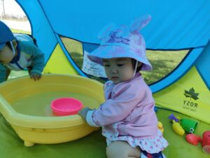 9月2日　水遊びをしたよ！☆(伊藤)