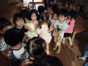 泣かずにできたよ避難訓練！（田島）