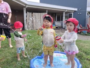 久しぶり！水遊び！（柏崎）