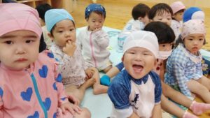 ９月生まれの誕生会☆乳児組(蓬田)