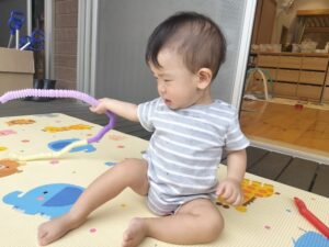 戸外で遊んだよ（小原）