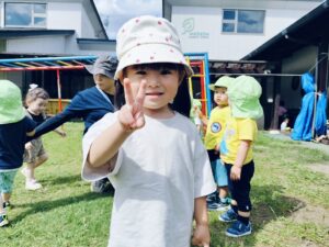 戸外で遊んだよ☆（西村）