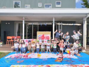 ボディーペインティング！！！（片寄）