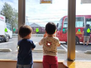 バスが見れました！（江藤）