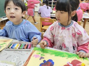 花畑を描いたよ（保坂）