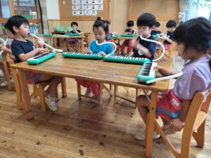 鍵盤ハーモニカ頑張ったよ！（武田）