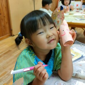 キノコ制作をしたよ♪（郡司）