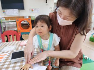 ☆「手形・足形アート」☆(青柳)