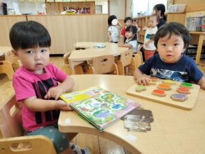 パズルと絵本楽しかったよ！（滝口）