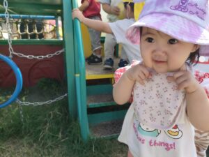 10月8日　気持ちのいい戸外遊び☆（佐藤）