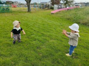 第二園庭で遊んだよ♪（黒川）