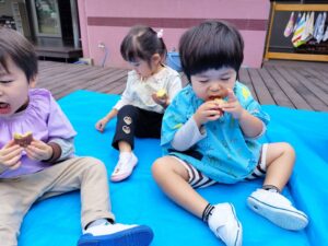 焼き芋食べたよ♡（大橋）