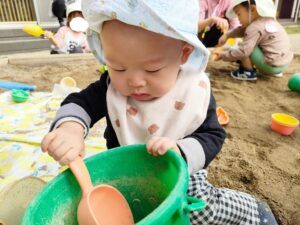 砂場で遊んだよ！（小倉）
