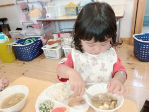 給食おいしいね！（続橋）