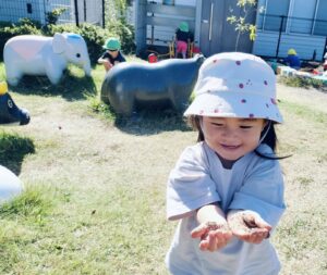 戸外遊びをしました☆（金田）