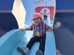 秋晴れの戸外遊び☆(鈴木)