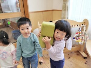 室内で過ごしたよ（平野）