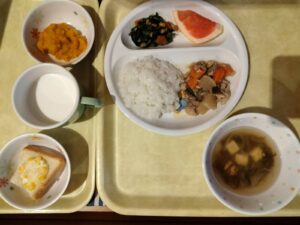 今日の給食(あおば)