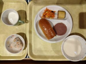 今日の給食(あおば)