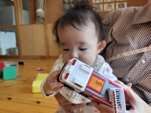 ブロックにタッチ！（音田）