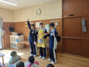 10月24日　上三川高校生が遊びに来たよ(田口)