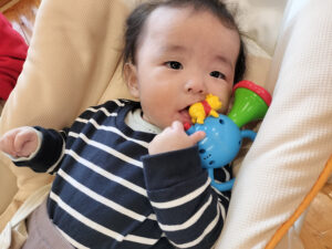 上手に持てたよ！（音田）