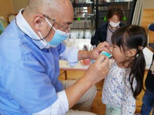 歯科検診・バナナ鬼もも組（鶴見）