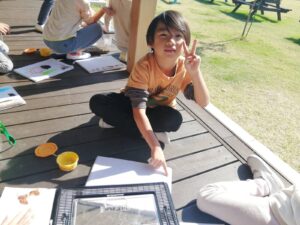 虫観察したよ(天谷)