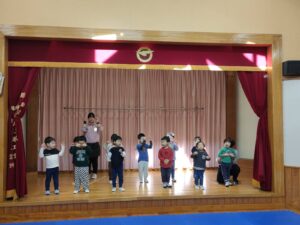 発表会ごっこ♪（鈴木）